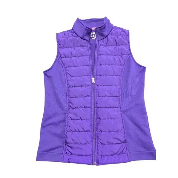 Made for Life Purple Polyester Vest Women's Small