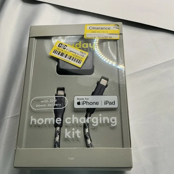 6' Lightning to USB-C Power Delivery Home Charging Kit - heyday ™