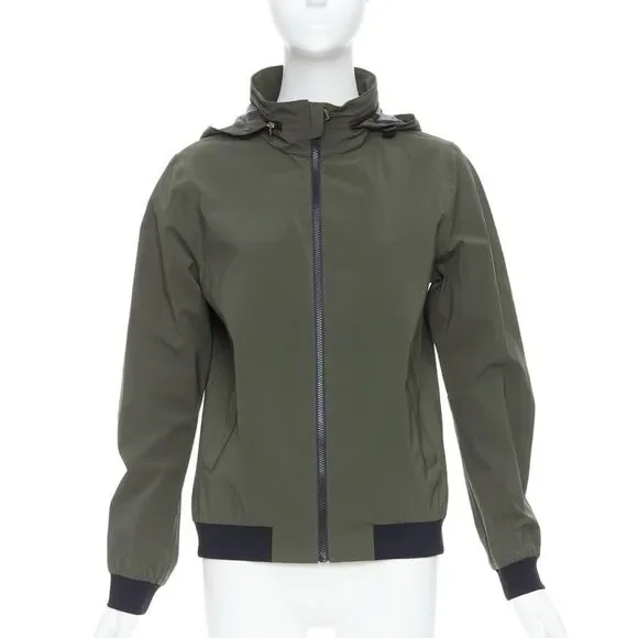 Hermes Zip Up Hooded Windbreaker