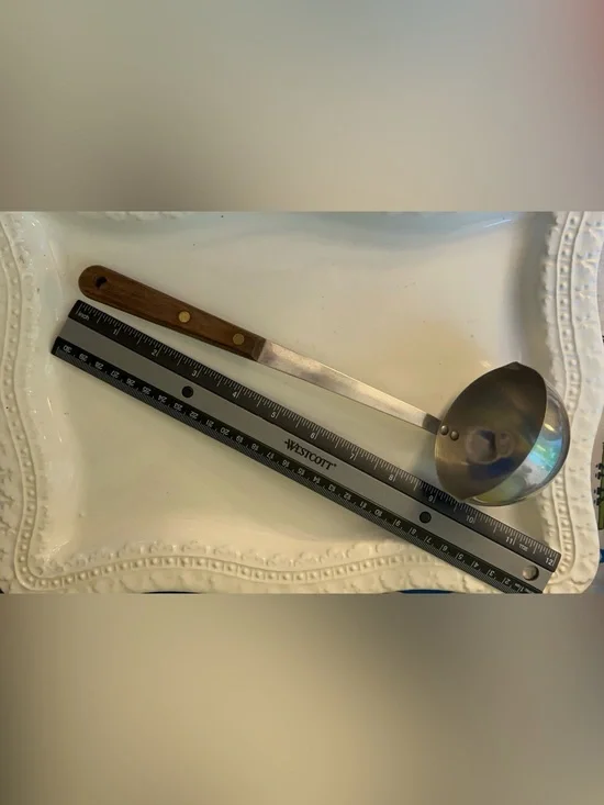 Flint Arrowhead Wood-Handle Stainless Steel Ladle