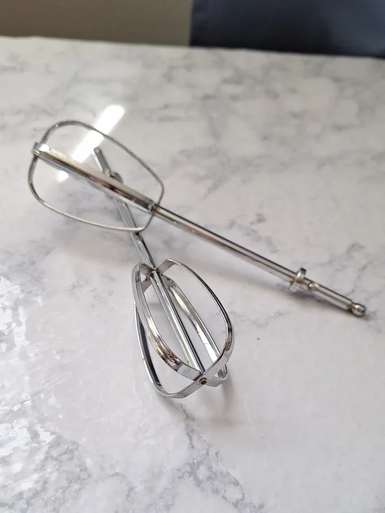 Stainless Steel Hand Mixer Beaters - Silver