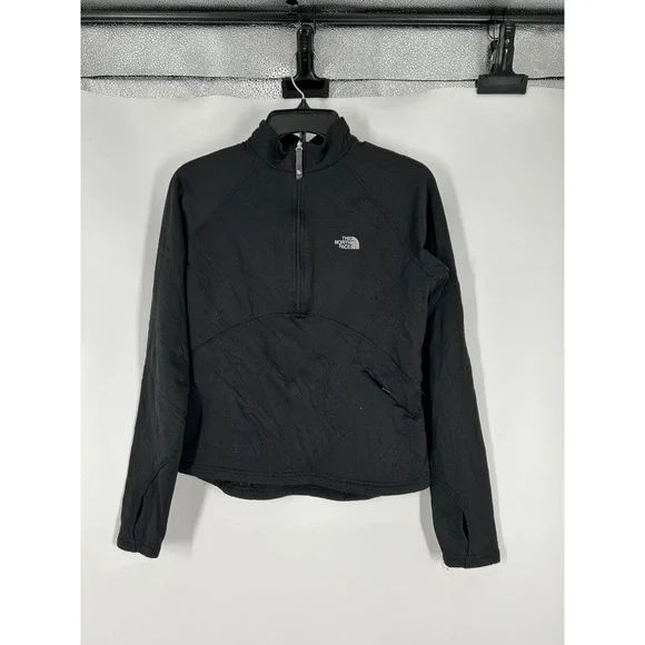 The North Face‎ Flight Series Fleece Jacket Womens Medium Black Half 1/2 Zip