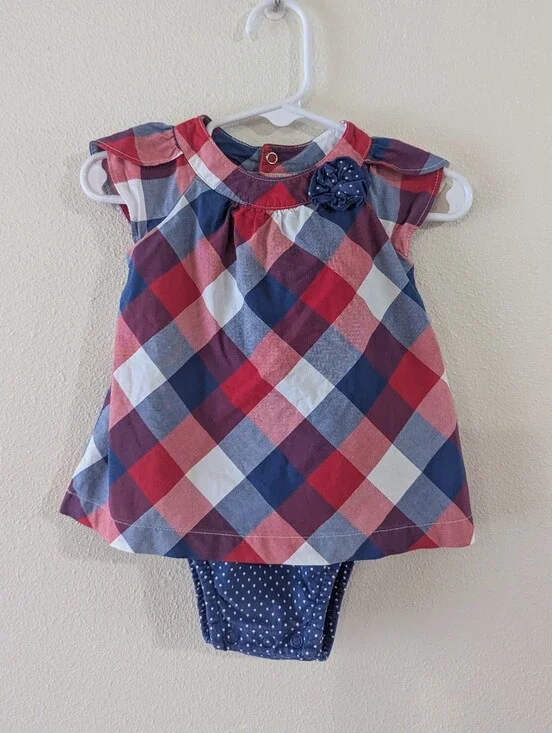 Plaid 4th Of July Outfit