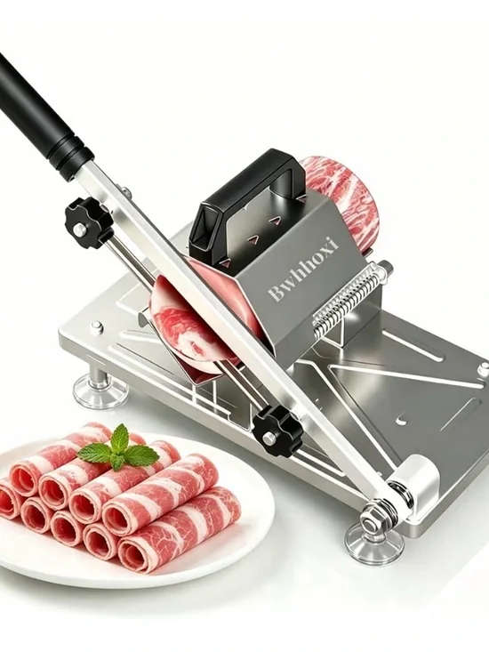 Stainless Steel Meat Slicer - Silver