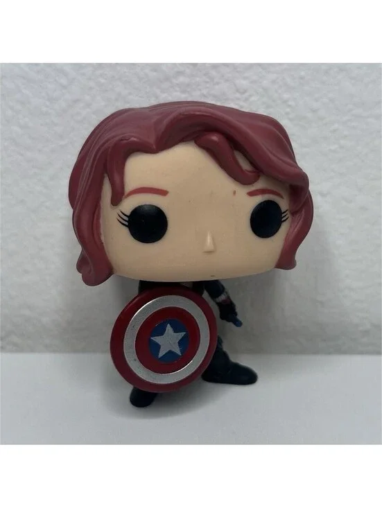 Funko Black Widow Marvel Pop! Vinyl Figure Red Hair Shield Multicolor 2015