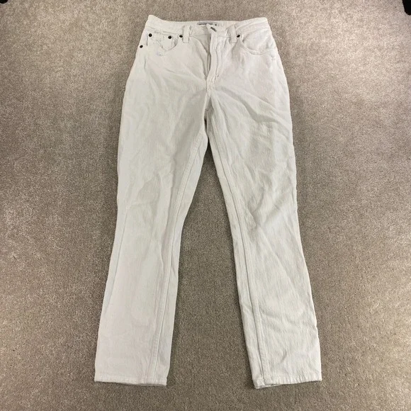 Abercrombie & Fitch Skinny Jeans Womens 26/2R Curve Love High Rise Distressed