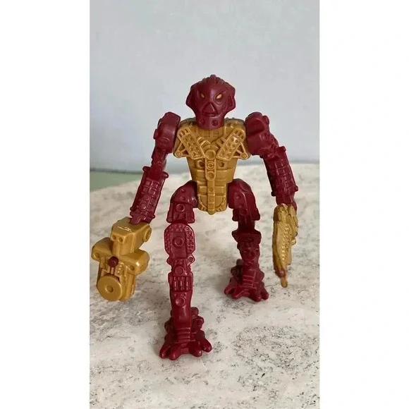 Vintage Lego Bionicle McDonald's Happy Meal #2‎ Inika Toa Jaller Action Figures