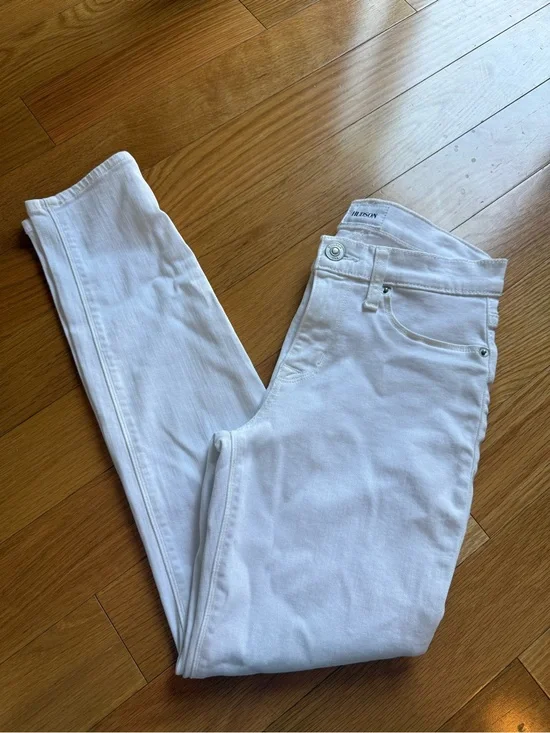 NWT Hudson Natalie Midrise Crop Super Skinny Jeans in White