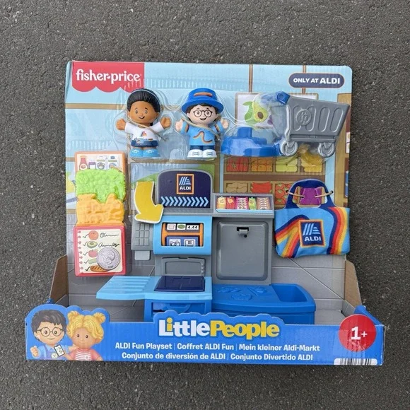 New Fisher-Price Little People Aldi Fun‎ Grocery Store 2026 Cashier Exclusive