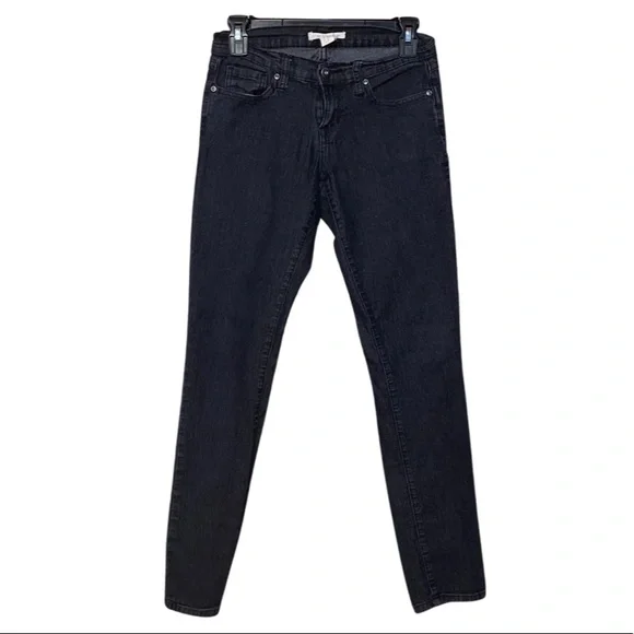 F21 Denim Skinny Jeans - Navy Blue - Size 4 / 27