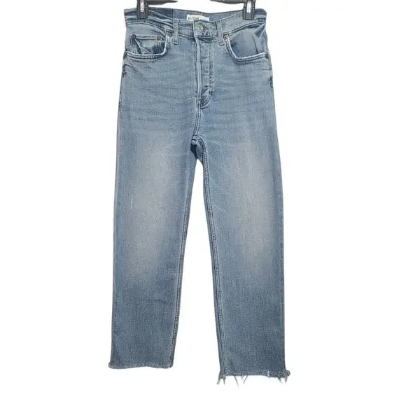 RE/DONE Originals 90s Comfy Jean Light Stone Wash High Rise 26