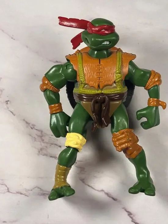 Raphael TMNT 2006 Paleo Patrol Teenage Mutant Ninja Turtles Action Figure 5”