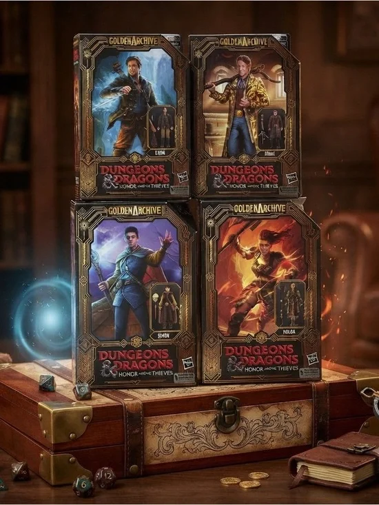 Dungeons & Dragons Golden Archive Action Figures Set
