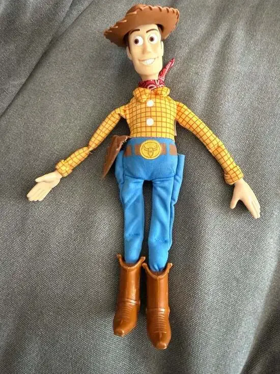 1995 Burger King Disney Pixar Toy Story Sheriff Woody Plush Action Figure