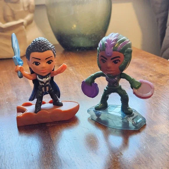 LOT of 2 Black Panther Wakanda Forever McDonald's Happy Meal‎ Toys 2022