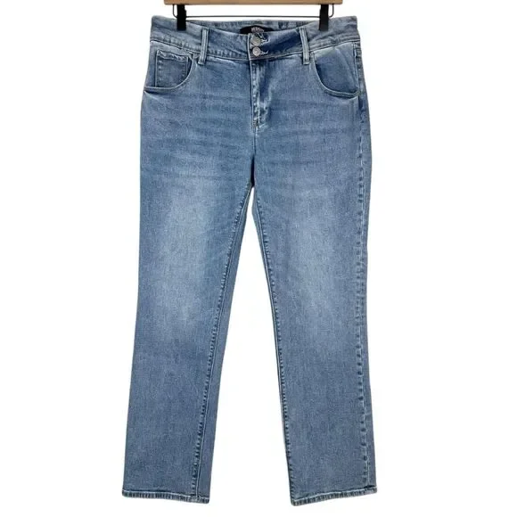 Hudson Light Wash Slim Straight Leg Jeans Stretch Denim Women’s Size 10