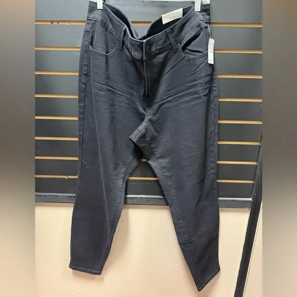 Maurices DenimFlex Mid Rise Jeggings Black Jeans 20W Regular NWT