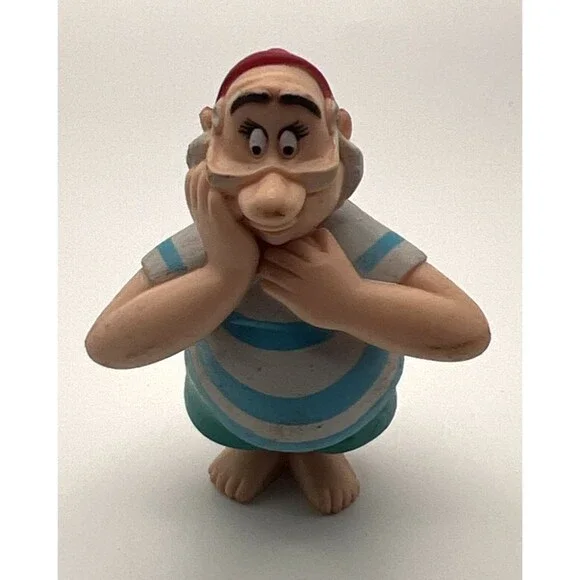 MR SMEE PETER PAN DISNEY 2.5” ACTION FIGURE PVC TOY McDonalds's