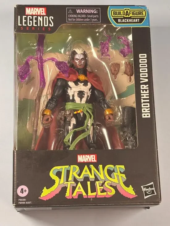 New Strange Tales Marvel Legend Brother Voodoo Figure BAF Blackheart Hasbro 2024