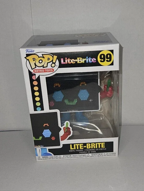 Funko Pop Vinyl Retro Toys Hasbro - Lite Brite # 99 With Pop Protector