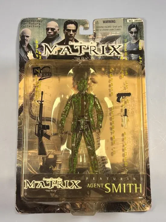 The Matrix Clear Agent Will Smith Action Figure The Film N2 Toys 1999 Vintage 6”