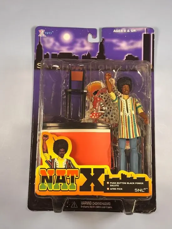 2000 SNL NAT X Chris Rock Action Figure X Toys 6” New Saturday Night Live