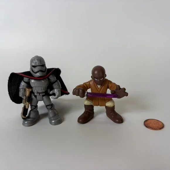 4/$25 Playbook Star Wars Galactic Heroes Figure Resistance Captain Phasma + Mace