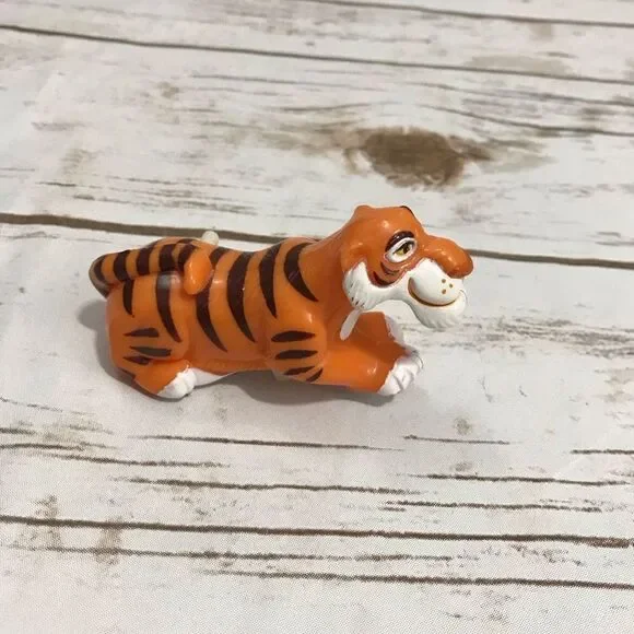 D Vintage Disney‎ Plastic Wind Up Jungle Book Shere Khan Tiger Toy