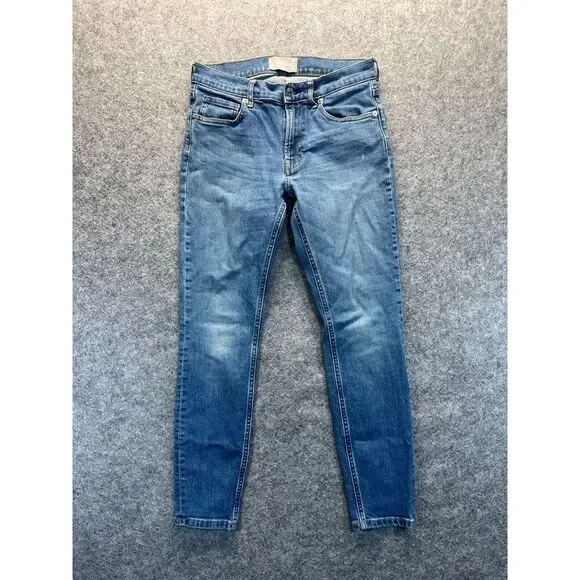 Everlane Jeans Womens Size 28 Skinny Mid Rise Light Blue Stretch Denim‎