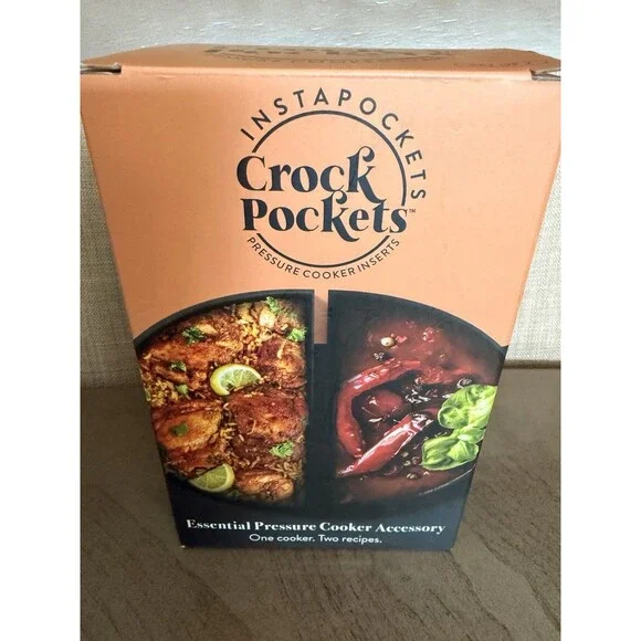 NEW in Box Original Crock Pockets Slow Cooker Insert Dividers 6 Qt.