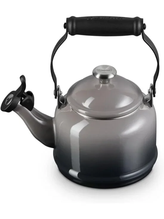 Oyster Enamel Steel Demi Teakettles 1.25 Quart Stainless steel Pot For Kitchen