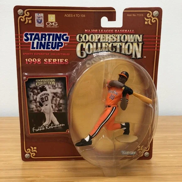 Kenner Starting Lineup Figure Frank Robinson Baltimore Orioles 1998 MLB Orange