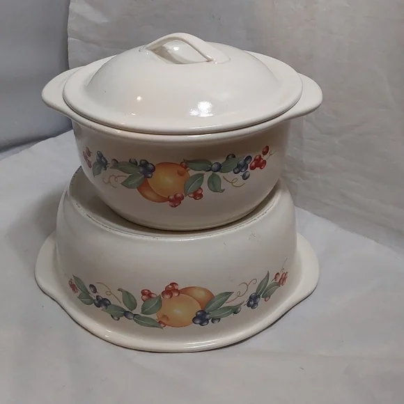 Corelle CORDINATES‎ VINTAGE 2 STONEWARE POT