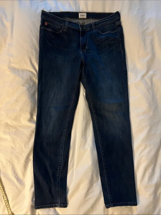 Hudson Jeans Women’s Skinny Jeans in Dark Blue Wash