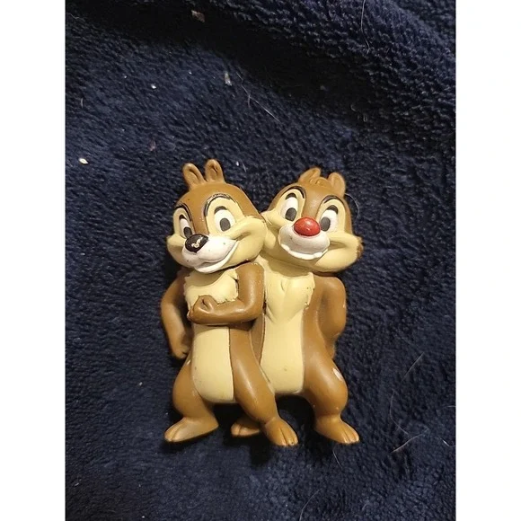 Disney CHIP‎ & DALE PVC Figure Cake Topper McDonald's Vinyl Toy