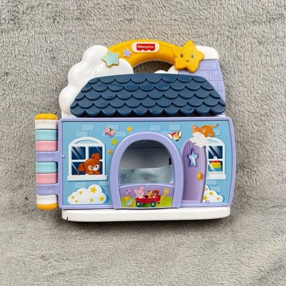 Fisher Price Little People Baby's Day Storybook Playset Book Only No Figure 2019