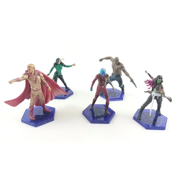 Marvel‎ Guardians of the Galaxy Action Figures Set of 5 with Bases