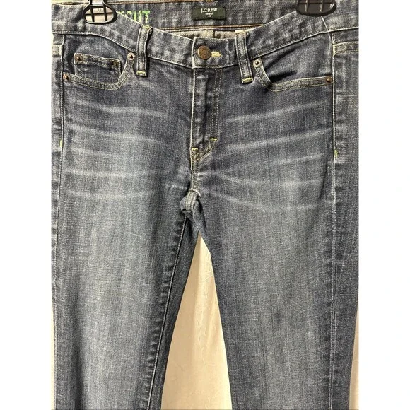 J. Crew Women's Jeans Boot Cut Medium Wash Stretch Jeans Size 27 R X 31