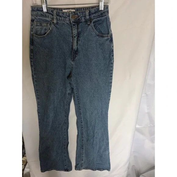 Cotton On Original Flare Jeans Blue Denim High Rise