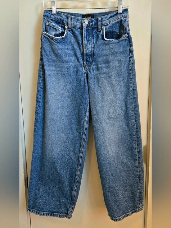 Rails The Getty High Rise Wide Leg Jeans Medium Wash