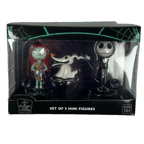 Nightmare Before Christmas Set Of 3 Mini Figures