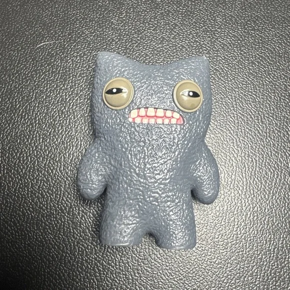 Fuggler Decorative Mini Figure Plastic Cute Toy Funny Ugly Monster Gray‎