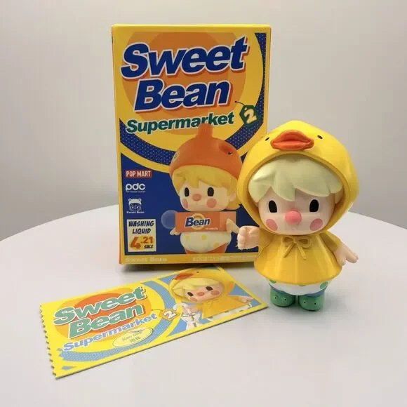 Pop Mart Sweet Bean Supermarket Series 2 Blind Box Figure - Confirmed Rain Gear
