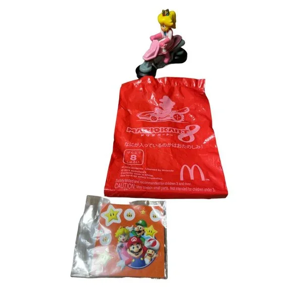 2014 McDonald’s Japan Nintendo Happy Meal Toy Mario Kart‎ 8 Princess Peach