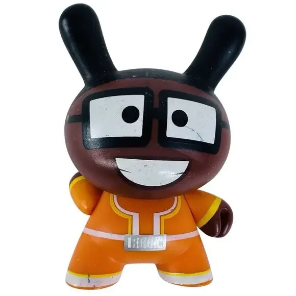 Kidrobot Yo Gabba Gabba DJ Lance‎ Rock Dunny Figurine Missing Hat Urban Vinyl