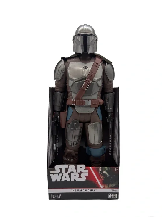 Disney The Mandalorian Action Figure - Silver, Brown & Blue