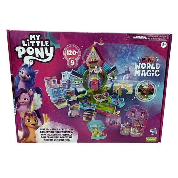 My Little Pony Mini World Magic Ultra Equestria Collection 9 ponies, 120 pieces