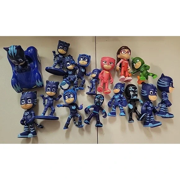 PJ Masks Toys Vehicle‎ Figures gecko Catboy Owlette mixed lot