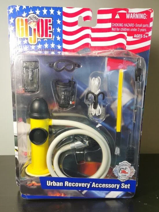 New‎ 2002 Hasbro GI Joe Urban Recovery Search Rescue Fire Team Accessory Set