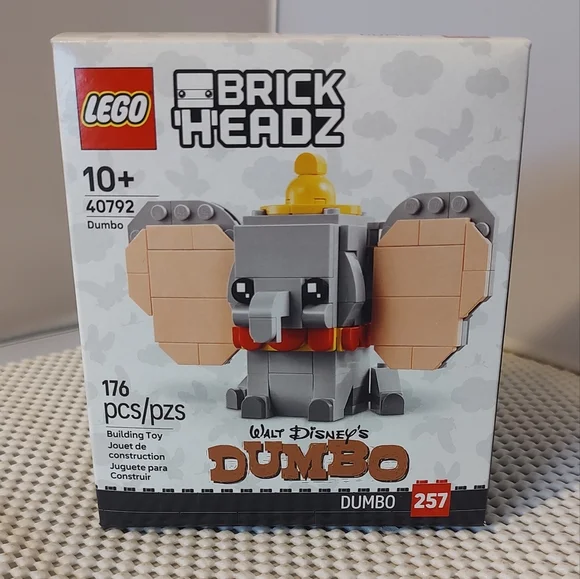 Lego 40792 Brick Headz Dumbo Walt Disney Dumbo #257 NWT Building Toy Set